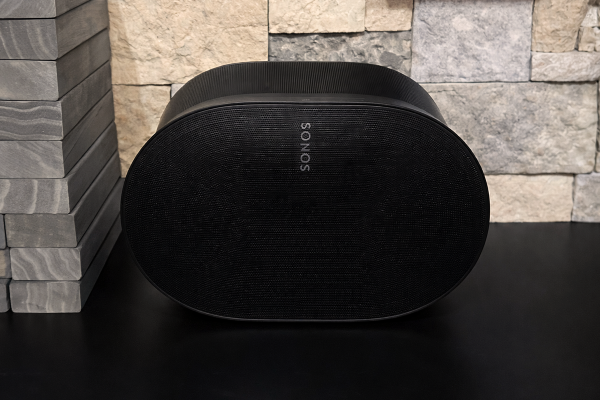 Integrated Sonos sound system for whole-home audio at Gaspar’s Luxury Estate in South Tampa.